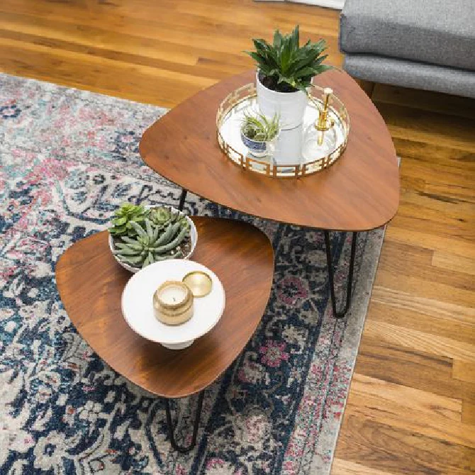 Manor Park Nesting Living Lounge Drawing Room Centre Side Hairpin Table